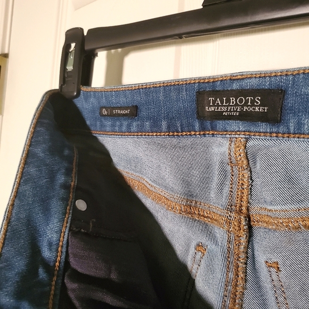 Talbots Flawless Five-Pocket Straight Leg Jeans - Picture 6 of 6